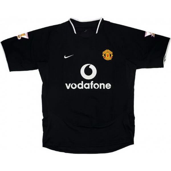 Tailandia Camiseta Manchester United Segunda equipo Retro 2003 2005 Negro